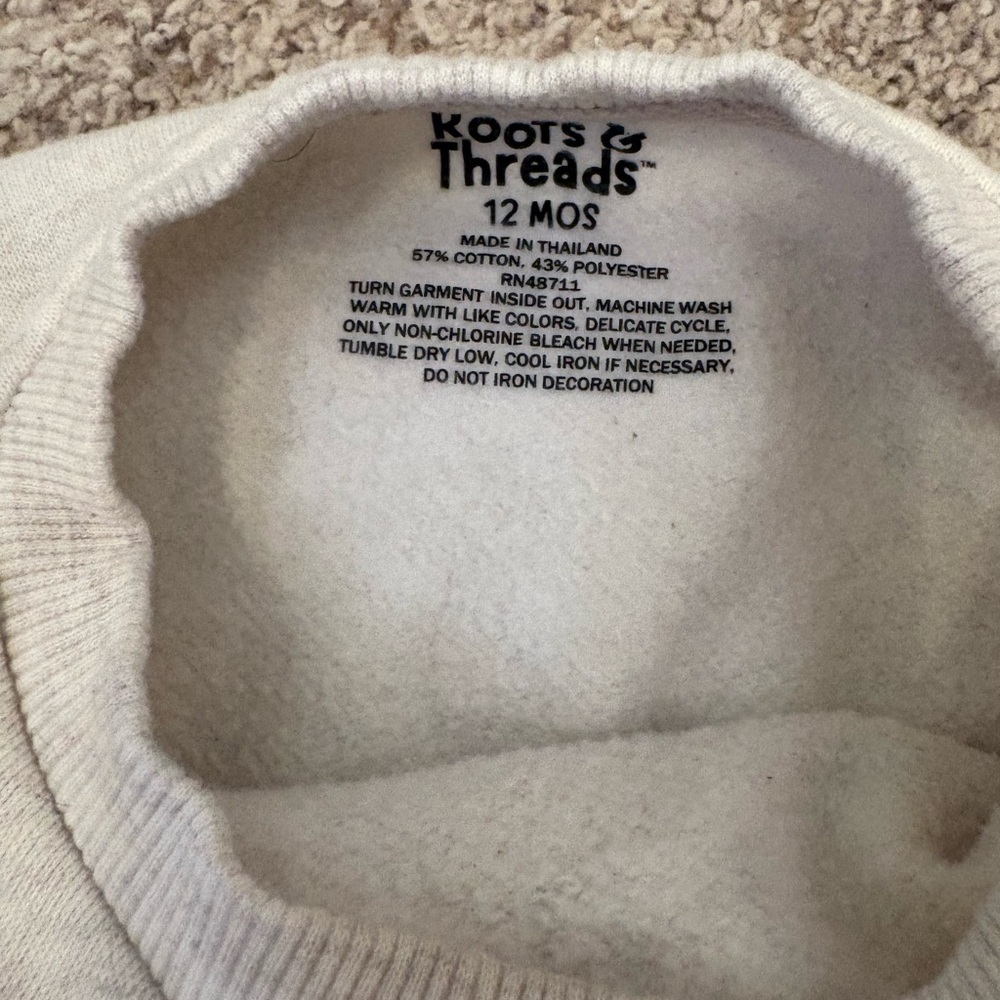 Midwest Is The Best Baby Sweatshirt 12 Months Roots And Threads - Picture 3 of 4